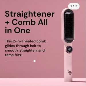 L'ange Smooth-It 2-in-1 Digital Straightening Comb